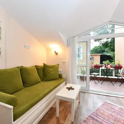 Private Terrace AC Bright Flat Galata