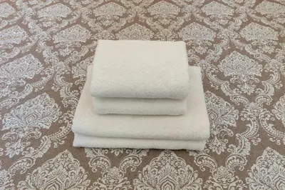 a stack of towels sitting on top of a wall at The Heaven on Heritage Street in Istanbul