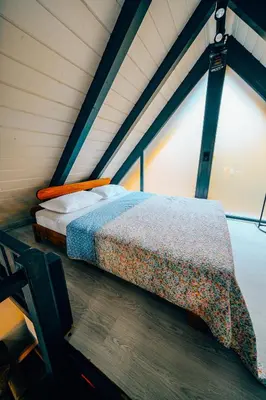 a bedroom with a bed in a room at MoonSA Boutique Villas in Sapanca