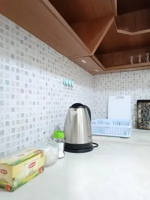 a tea kettle on a counter in a kitchen at Apartment Taksim-Beyoğlu 2 in Istanbul