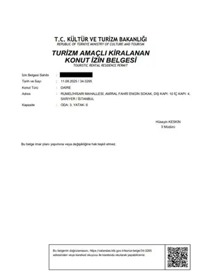 a screenshot of a page of a document at Beautiful Modern Bright 2BD Patio Duplex #179 in Istanbul