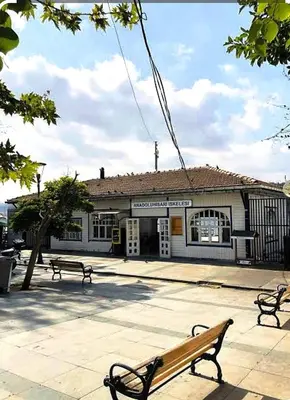 two benches sitting in front of a building at An İstanbul tale, İstanbul dream,bosphorus villa in Istanbul