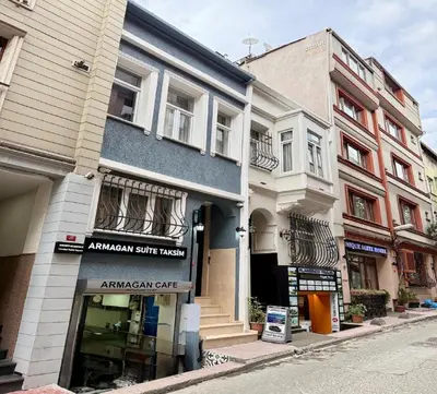 an amazon sub therapy store on a city street at Armagan Home Taksim in Istanbul