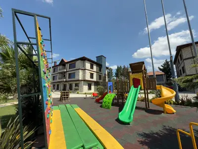 a playground with a slide at Magical House Hotel in Çatalca