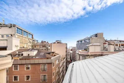 a view of a city skyline with buildings at B Polat in Istanbul