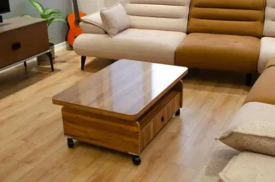 a living room with two couches and a coffee table at My Glamorous Stay at Kadikoy Istanbul Türkiye in Istanbul