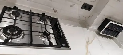a stove top oven sitting on top of a counter at My Glamorous Stay at Kadikoy Istanbul Türkiye in Istanbul