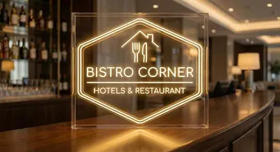 a sign for a bistro corner at a bar at B Corner Hotel Bistro in Istanbul
