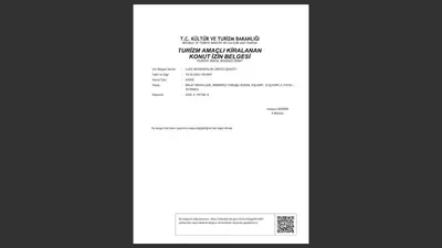 a screenshot of a cell phone screen with a document at Iconic Sea View Duplex w Terrace in Balat in Istanbul