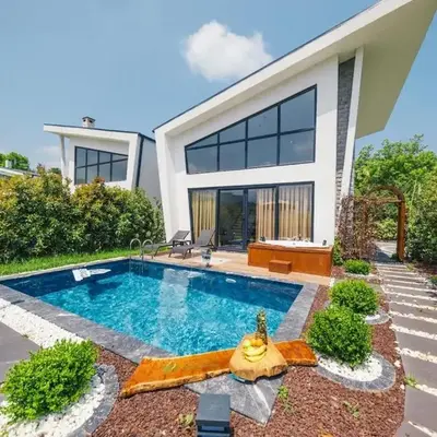 Begonvil Villa with Heated Pool and Jacuzzi