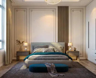 a bedroom with a large bed with two night stands at Vox Matara Elite House in Istanbul