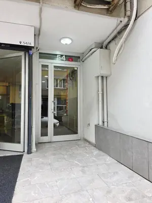 an entrance to a building with a glass door at Birru Suites in Istanbul