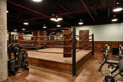 an image of a gym with a boxing ring at Soho House Istanbul in Istanbul