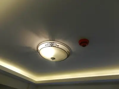 a ceiling with a light fixture and a lightswitch on it at Best Home Suites Sultanahmet in Istanbul