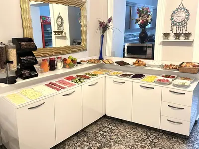 a buffet with many different types of food at Modern Sultan Hotel in Istanbul