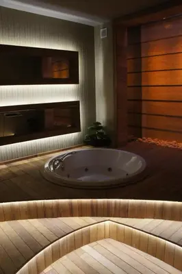 a large bathroom with a tub in a room at Triada Hotel Taksim - Special Category in Istanbul