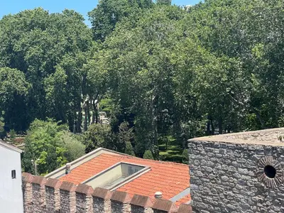 a roof with a window on top of a building at The Constantine Hotel in Istanbul