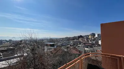 a view of a city from a balcony at Hotel Tulip House in Istanbul