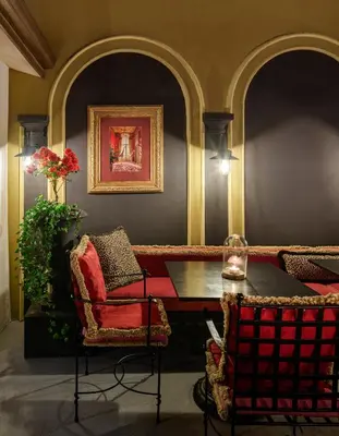 a dining room with a table and chairs at Mr Cas Hotels Taksim - Special Category in Istanbul