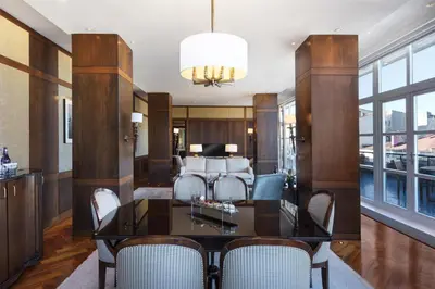 a dining room with a table and chairs at Park Hyatt Istanbul - Macka Palas in Istanbul