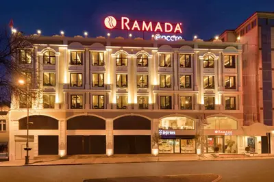 a building with a sign on top of it at Ramada Encore by Wyndham Gebze in Gebze