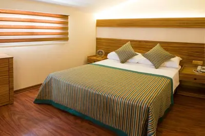 a bedroom with a large bed in a room at Hotel Buyuk Keban in Istanbul