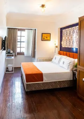 a hotel room with a bed and a window at Cheers Vera Edition Hotel in Istanbul