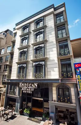 a building with a sign that reads edmonton imperial hotel at Endican Beyazit Hotel in Istanbul