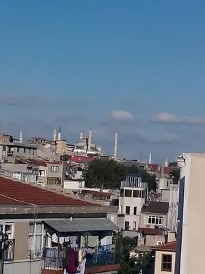 a view of a city with buildings at Hotel Red Rose in Istanbul