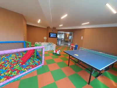 a play room with a ping pong table and balls at Sapanca Aqua Wellness Spa Hotel in Sapanca
