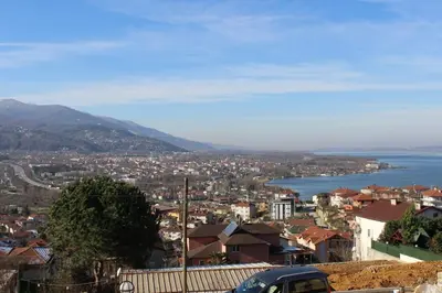 a view of a city and a body of water at Sawsana Villalari in Sapanca