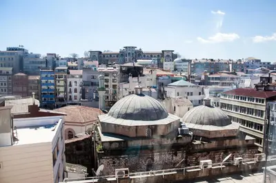 a view of a city with buildings and roofs at Old Port Hotel in Istanbul