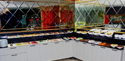 a buffet line with many different types of food at Grand Emir Hotel Old City in Istanbul
