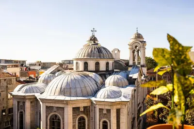 a large building with domes on top of it at The First Ottoman Suites in Istanbul
