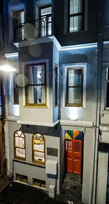 a model of a house with two floors and two doors at Blu Hotel in Istanbul