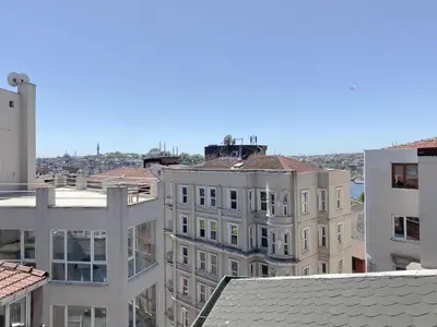 a view of a building in a city with buildings at HAUS Galata in Istanbul