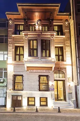 a large building with many windows on a street at Celine Hotel - Ottoman Mansion in Istanbul