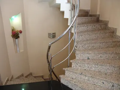 a set of stairs in a house at Hotel Nova in Istanbul