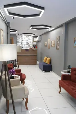 a lobby with couches and a waiting room at Tavra hotel in Istanbul