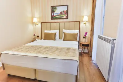 a bedroom with a large bed in a room at HANENDE HOTEL in Istanbul