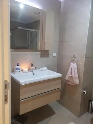 a bathroom with a sink and a shower at Have a nice holiday in Istanbul