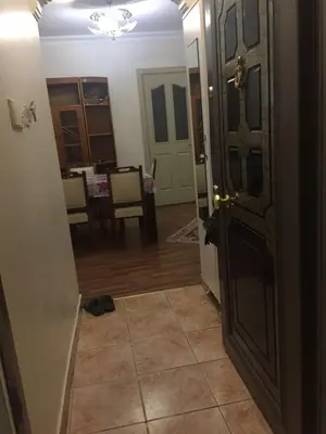 an open door to a room with a dining room at Eda's Apartment in Istanbul