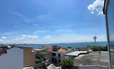 a view of the water from a city at Galaxy Hotel Sultanahmet in Istanbul