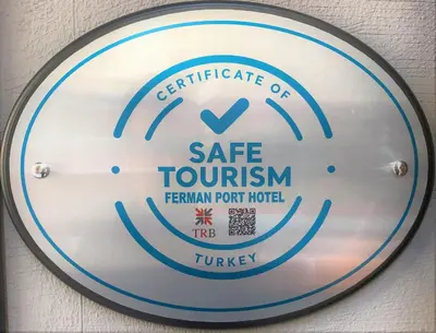 a sign for a state tourism terminal port hotel at Ferman Port Hotel - Special Category in Istanbul