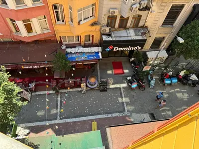 an overhead view of a city street with buildings at Kupa HOTEL in Istanbul