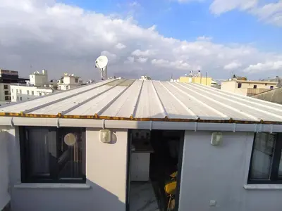 a metal roof on top of a building at King Istanbul Hotel in Istanbul