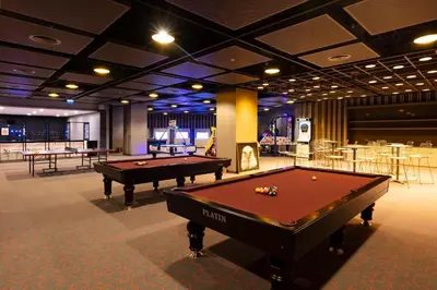a billiard room with a pool table in it at NG Enjoy in Sapanca