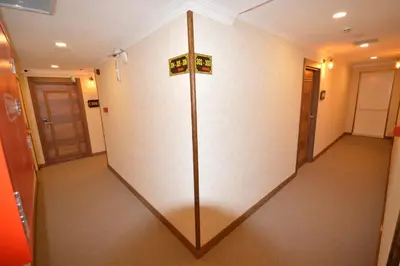 a large room with a cross on the wall at Arsisa in Avcılar