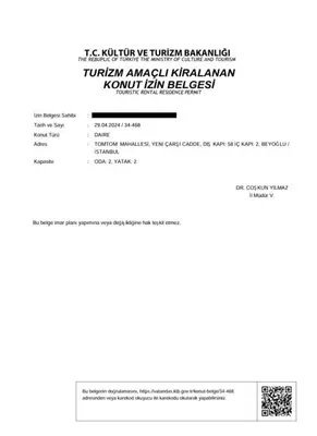 a screenshot of a page of a document at High Ceiling Authentic Historic Ottoman Home! #49 in Istanbul