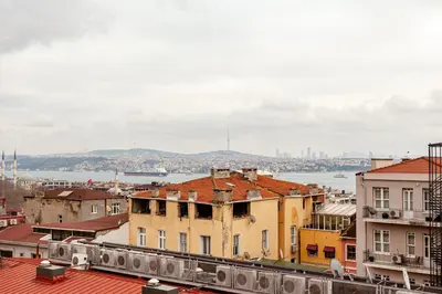 a view of a city with buildings and the water at NOA - Tatar Beyi 18 in Istanbul